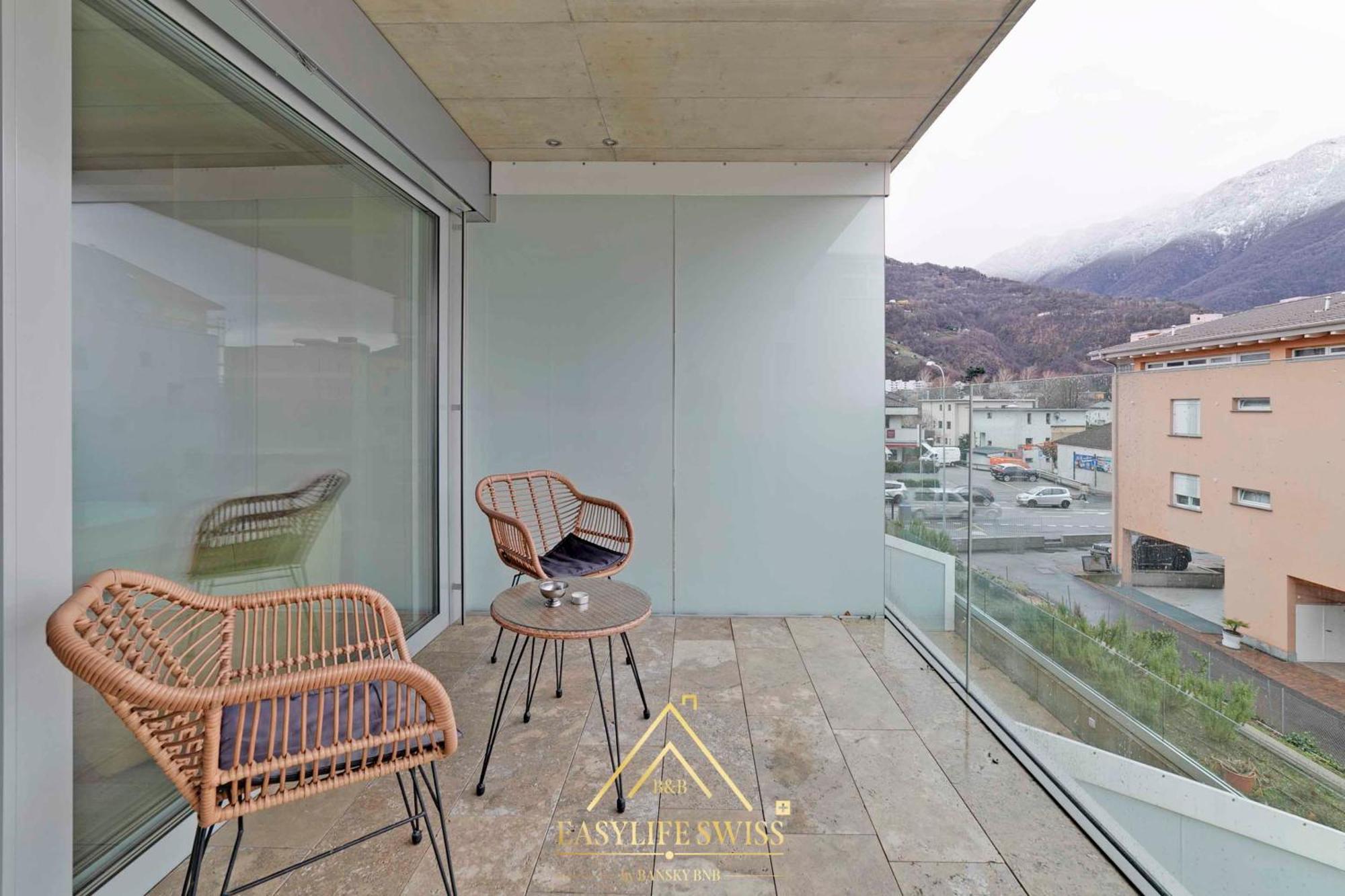 Rame Loft Per 4 Persone A Bellinzona -By Easylife Swiss Apartment ภายนอก รูปภาพ